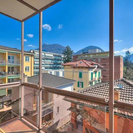 Casa Berna - Balcony With Mountain Views - Happy Apartment Lugano