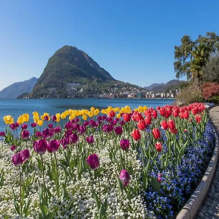 Casa Berna - Balcony With Mountain Views - Happy Apartment Lugano
